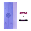 Tapete de Yoga TPE com Linha de Posição.