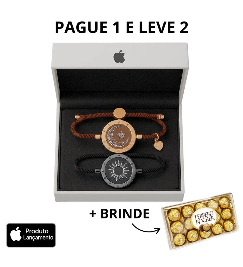 Pulseira Aura - Pague 1 e Leve 2 + Brinde - Sinta o Toque de Quem Você Ama