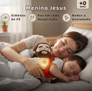 Pelúcia Menino Jesus que Respira e Acalma a Alma